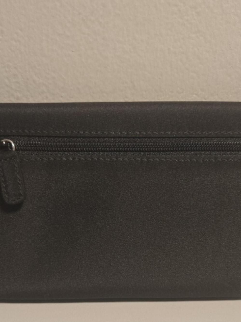 Ralph Lauren Black Women's Wallet with Metal Lauren Plaque - Picture 7 of 7